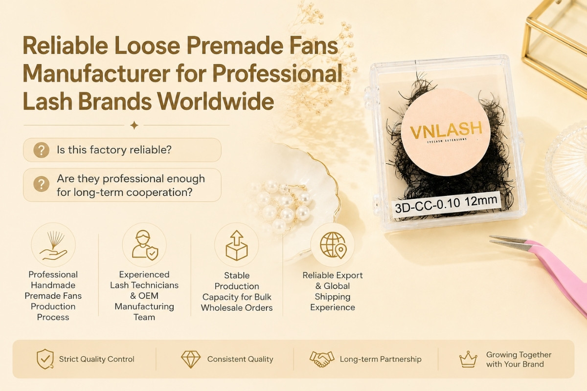 Reliable Loose Premade Fans Manufacturer for Professional Lash Brands Worldwide