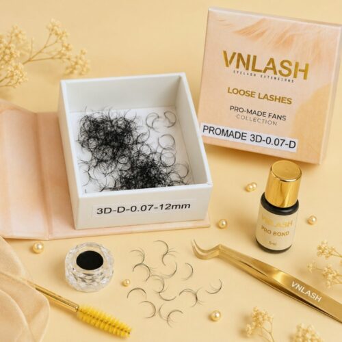 3D Loose Premade Fans Paper Box 1000 Fans