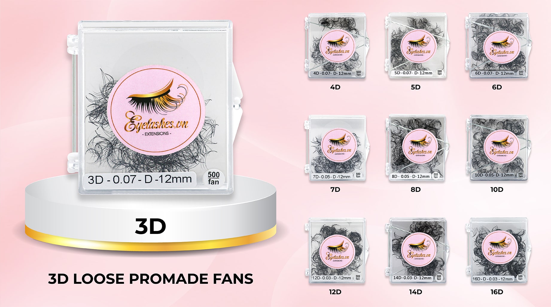 3D-promade-fan-3D-Loose-Lashes-wholesale-eyelash-supplier-VNLASHES