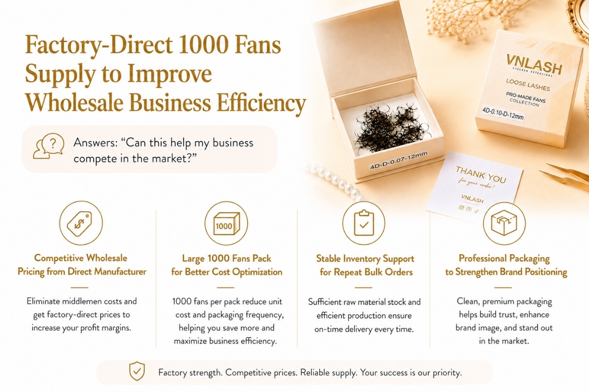 Factory-Direct 1000 Fans Supply to Improve Wholesale Business Efficiency
