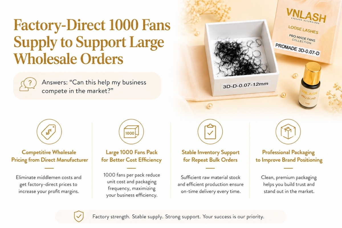 Factory-Direct 1000 Fans Supply to Support Large Wholesale Orders