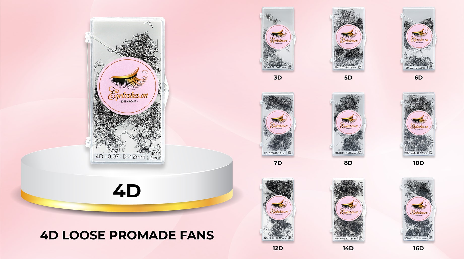 4D-promade-fan-4D-Loose-Lashes-wholesale-eyelash-supplier-VNLASHES