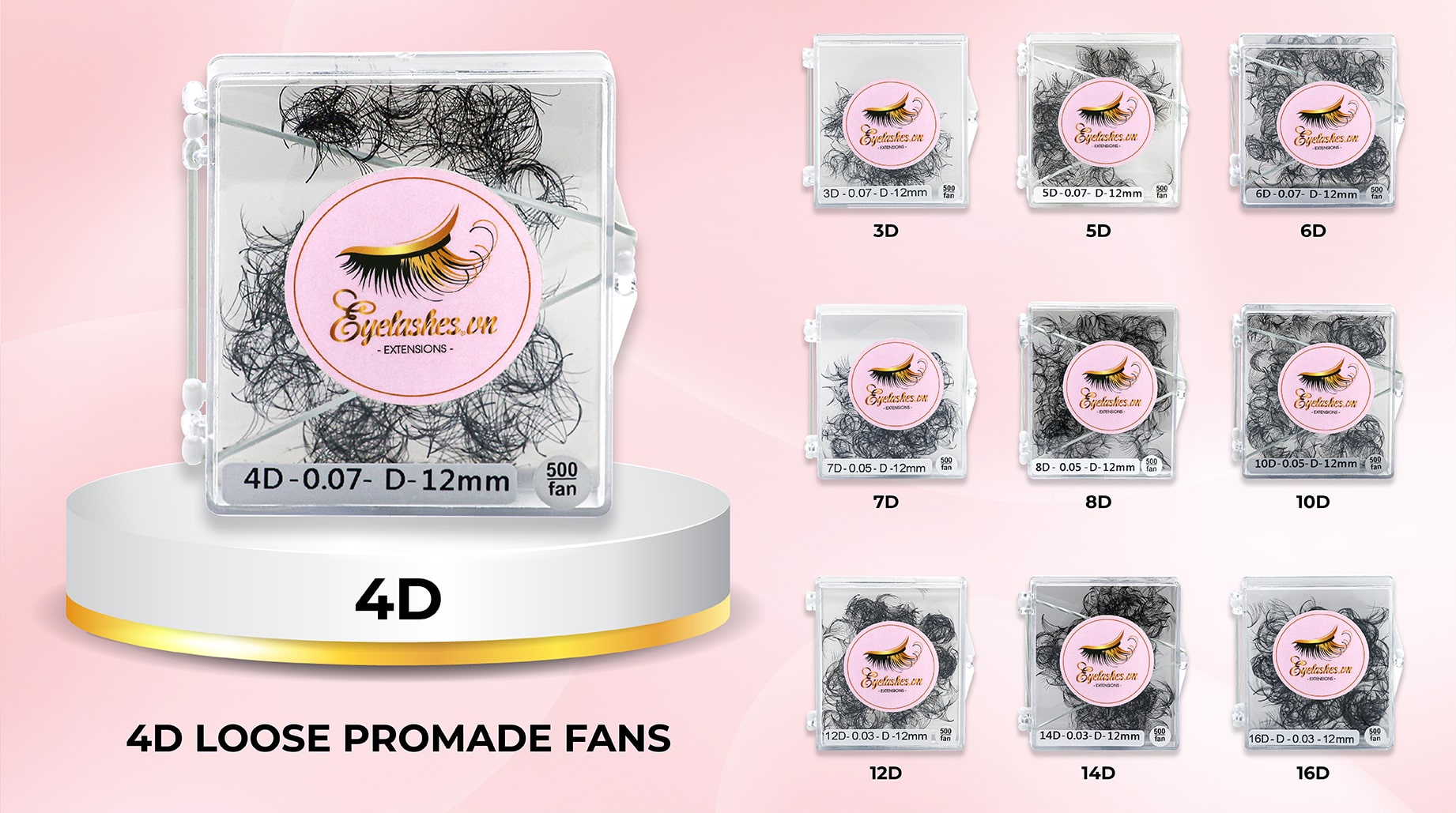 4D-promade-fan-4D-Loose-Lashes-wholesale-eyelash-supplier-VNLASHES