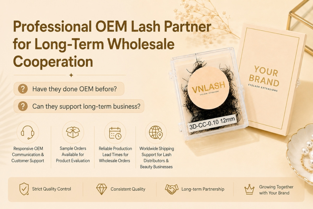Professional OEM Lash Partner for Long-Term Wholesale Cooperation
