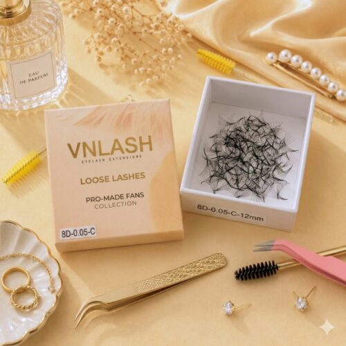 8D Loose Premade Fans Box 1000 Fans