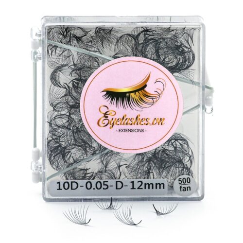 Loose Promade Fans 10D - 500Fans - Premium Quality Promade Loose Fans - VNLASHES