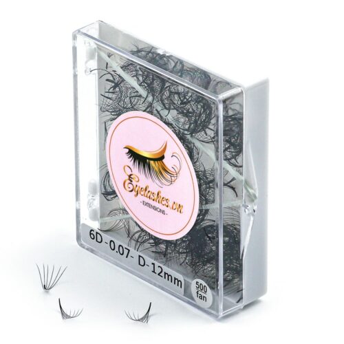 Loose Promade Fans 6D - 500Fans - Premium Quality Promade Loose Fans - VNLASHES