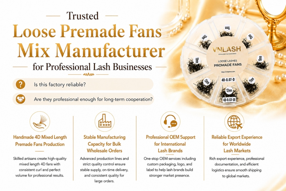 Trusted Loose Premade Fans Mix Manufacturer for Professional Lash Businesses