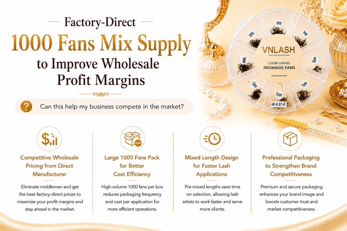 Factory-Direct 1000 Fans Mix Supply to Improve Wholesale Profit Margins