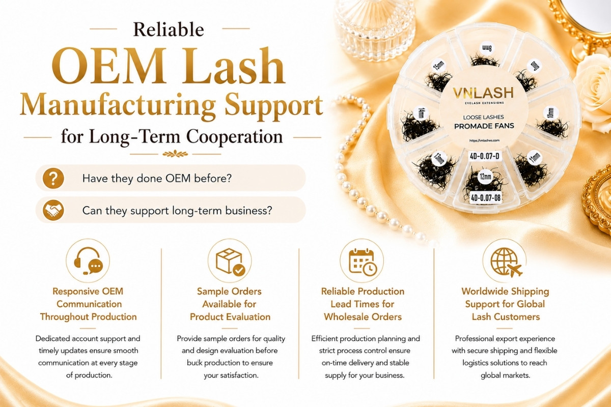 Reliable OEM Lash Manufacturing Support for Long-Term Cooperation
