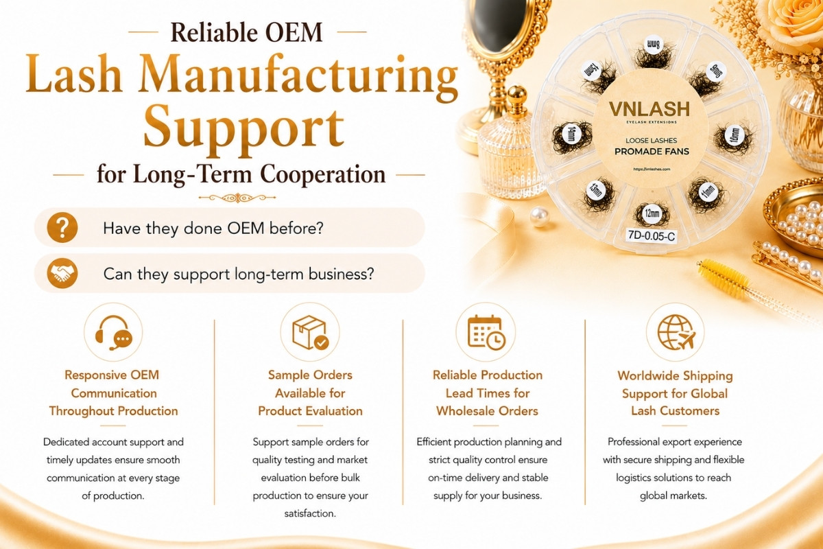 Reliable OEM Lash Manufacturing Support for Long-Term Cooperation