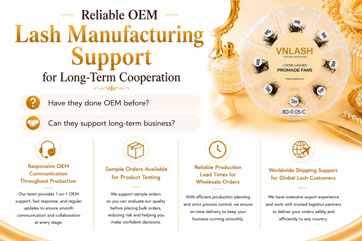 Reliable OEM Lash Manufacturing Support for Long-Term Cooperation