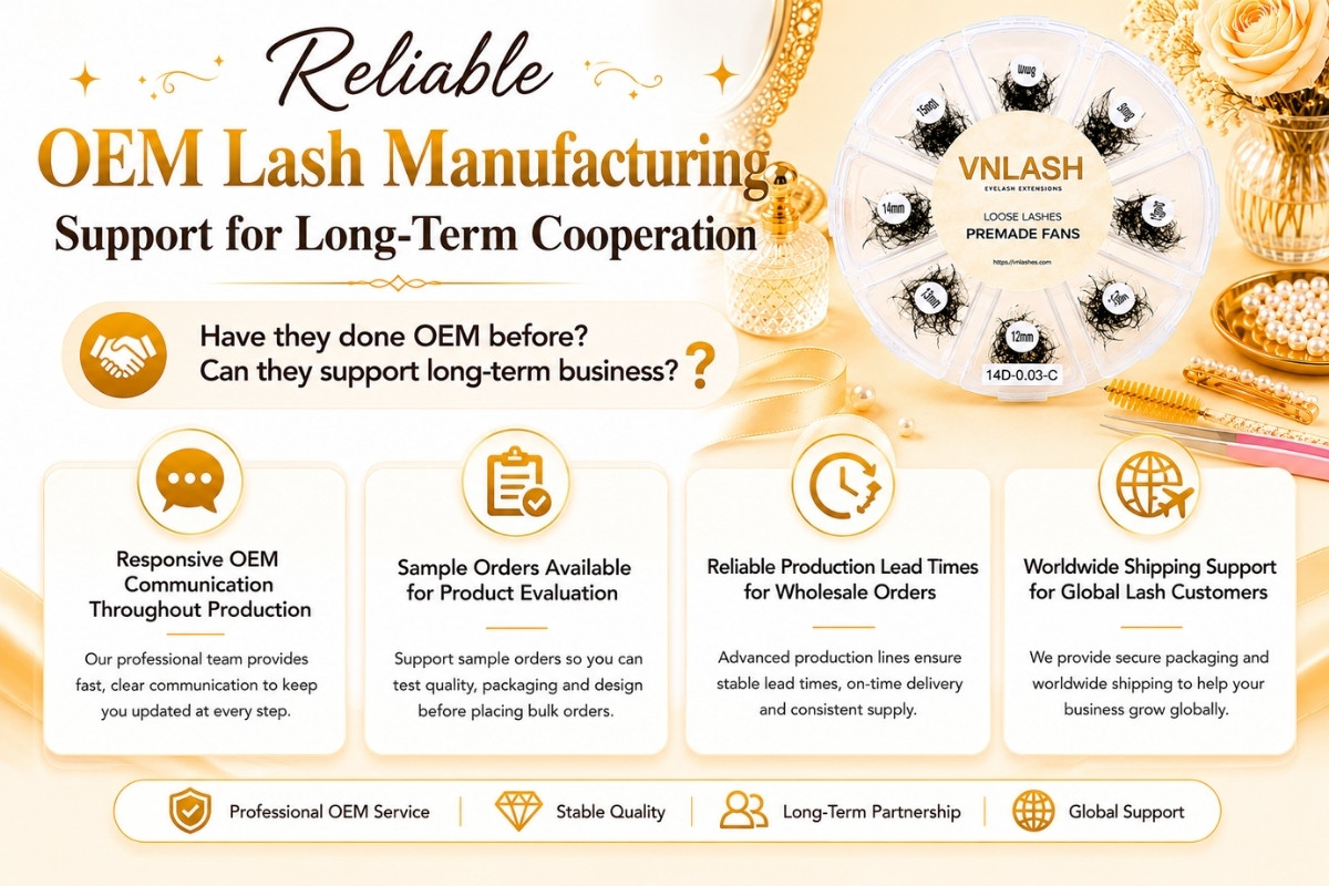 Reliable OEM Lash Manufacturing Support for Long-Term Cooperation