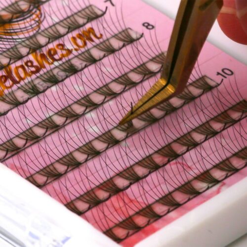 5D Promade Fans L Trays 5D-120Fans Premade Fans Volume Eyelash Extensions VNLASHES