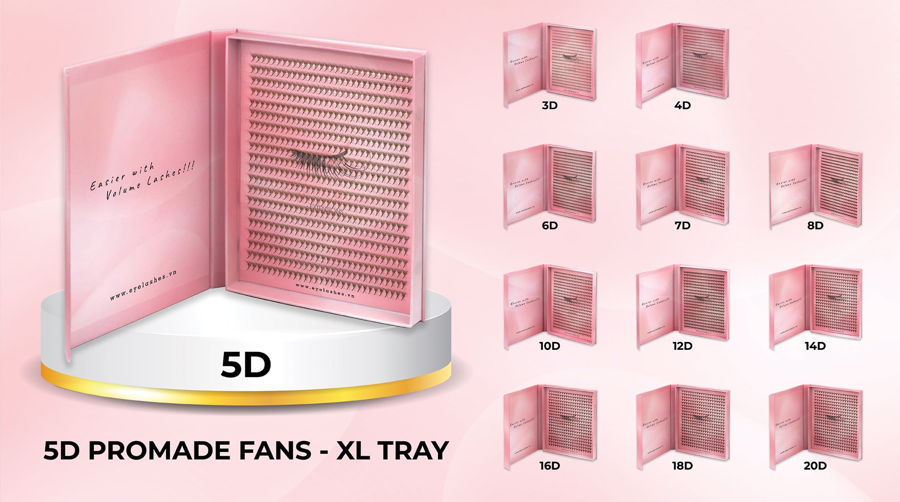 5D-promade-fan-XL-Tray-wholesale-eyelash-supplier-VNLASHES