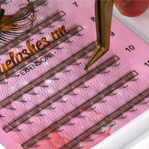 8D Promade Fans L Trays 8D-120Fans Premade Fans Volume Eyelash Extensions VNLASHES