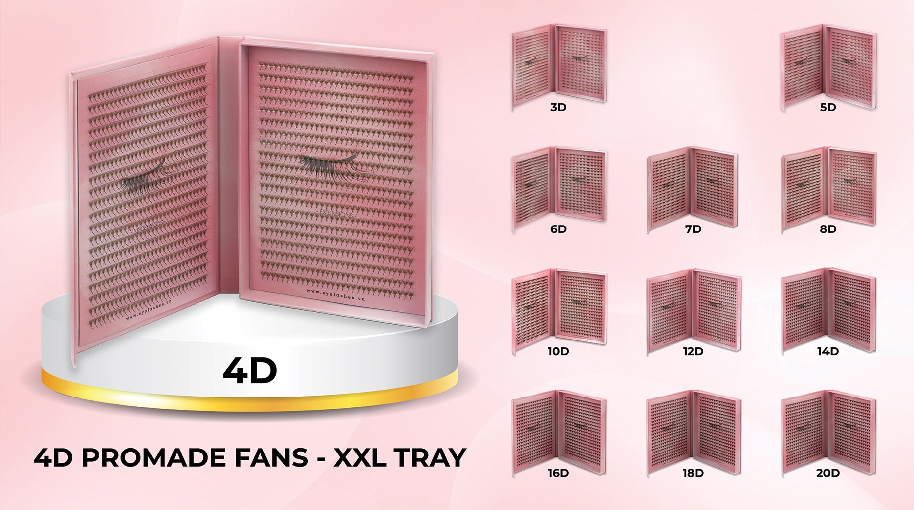 4D-promade-fan-XXL-Tray-wholesale-eyelash-supplier-VNLASHES