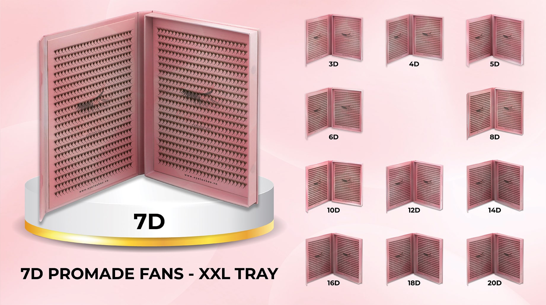 7D-promade-fan-XXL-Tray-wholesale-eyelash-supplier-VNLASHES