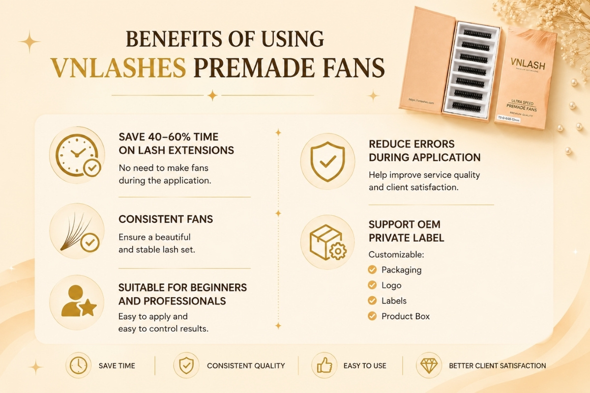 wholesale premade lash fan supplier
