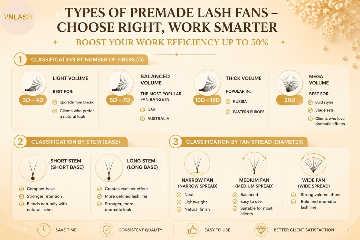 wholesale premade lash fan supplier