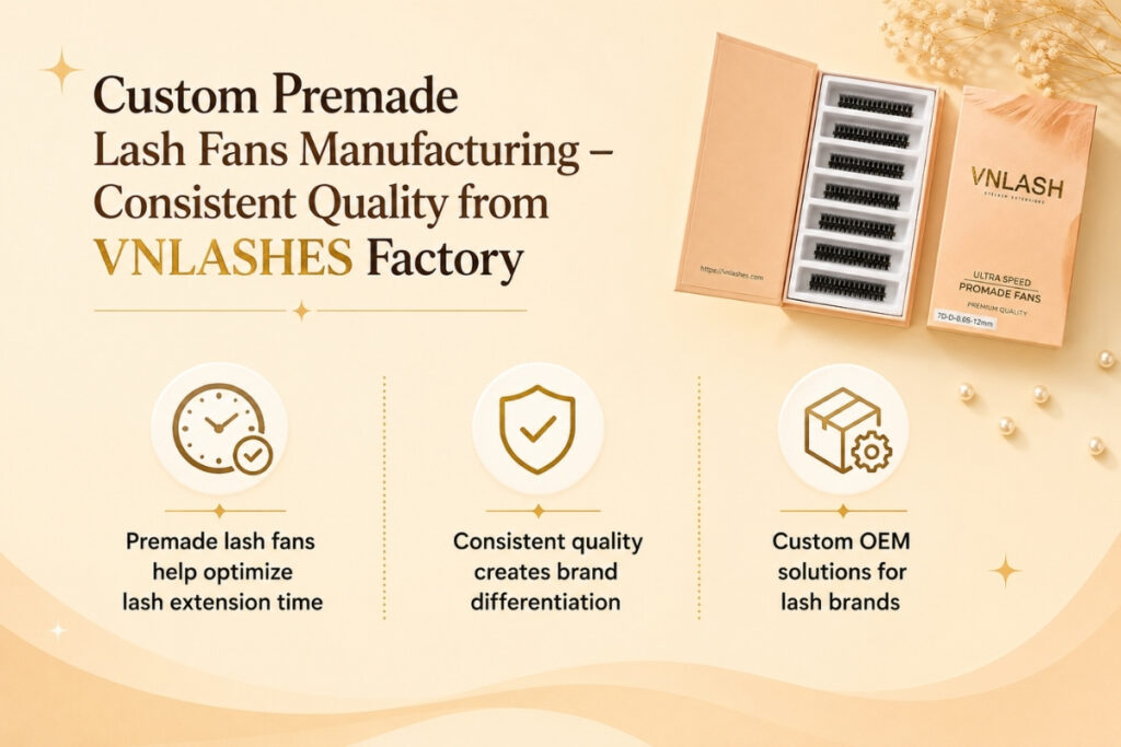 VNLASHES | Promade Fans Volume Eyelash Extensions | Volume Lashes Extensions.