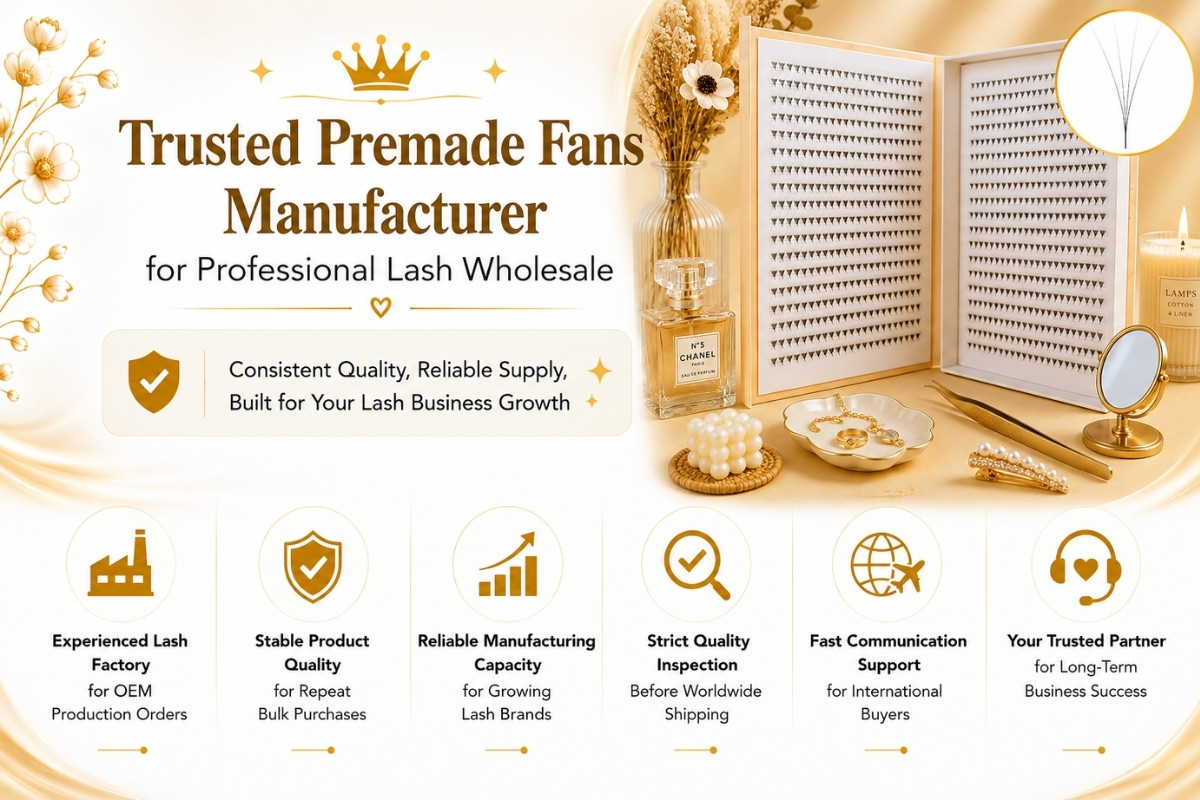 Trusted Premade Fans Manufacturer for Professional Lash Wholesale