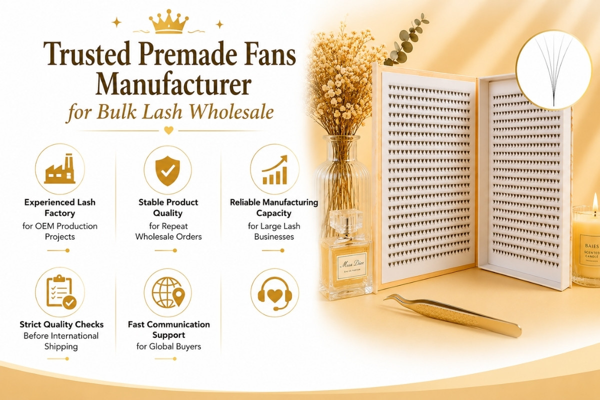Trusted Premade Fans Manufacturer for Bulk Lash Wholesale