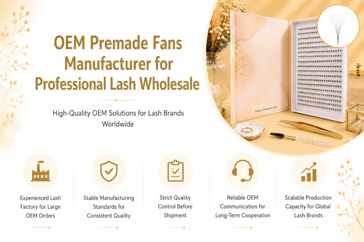 OEM Premade Fans Manufacturer for Professional Lash Wholesale