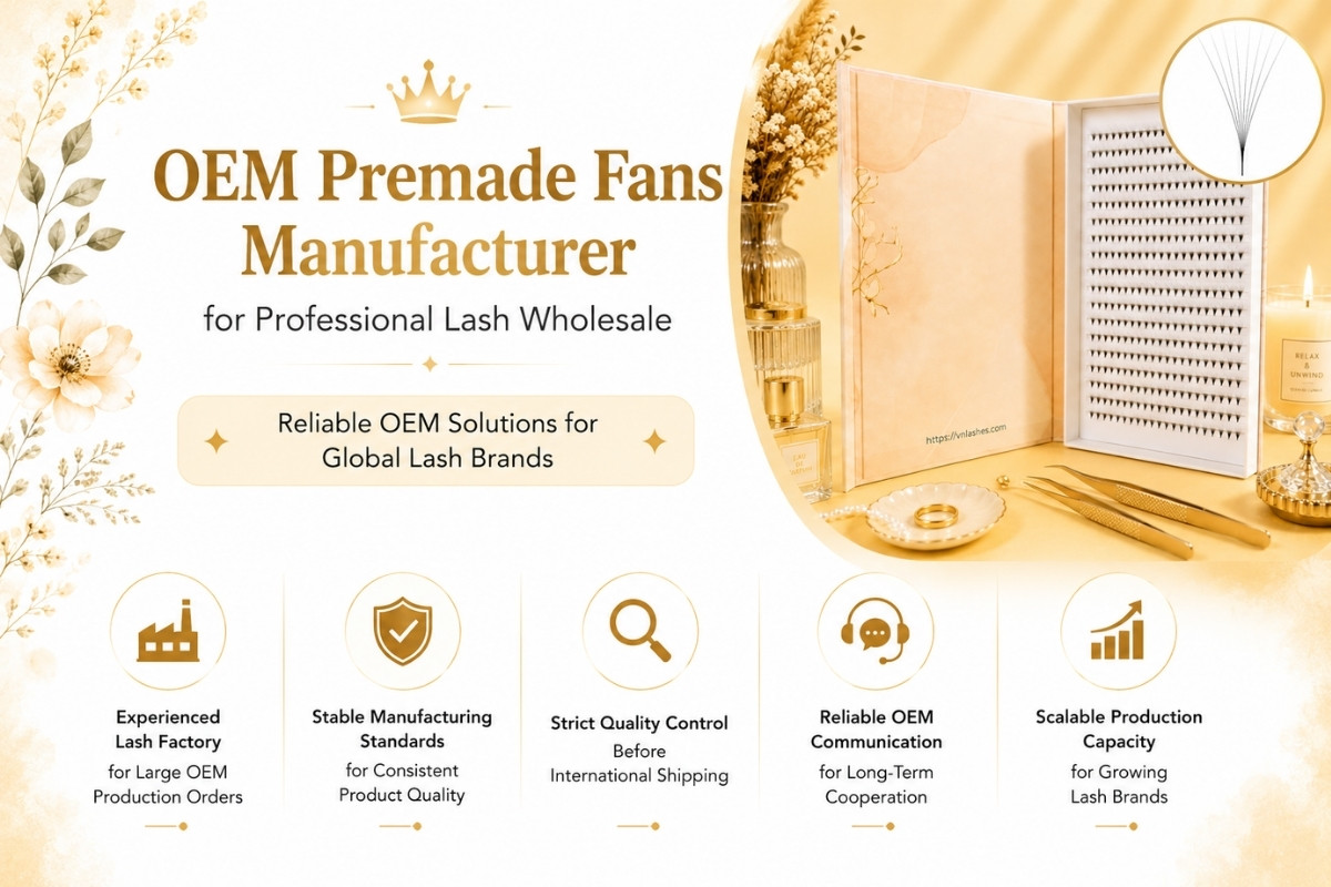  OEM Premade Fans Manufacturer for Professional Lash Wholesale
