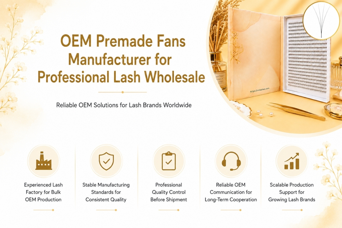 OEM Premade Fans Manufacturer for Professional Lash Wholesale