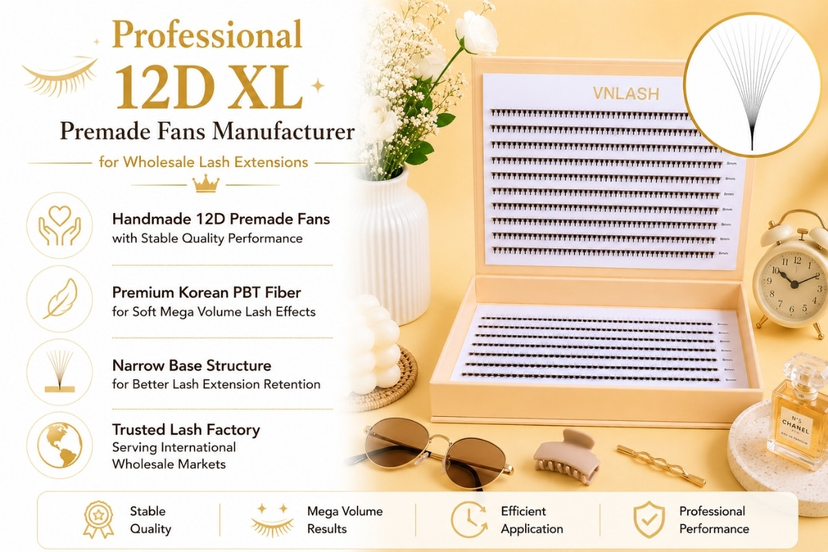 Professional 12D XL Premade Fans Manufacturer for Wholesale Lash Extensions