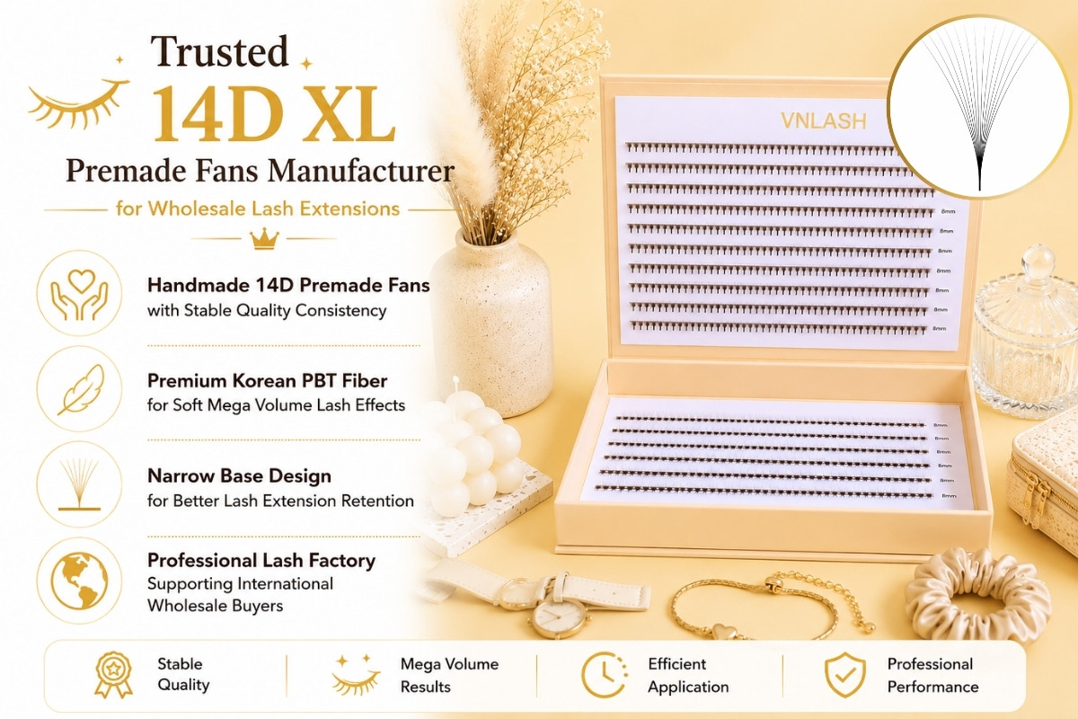 Trusted 14D XL Premade Fans Manufacturer for Wholesale Lash Extensions