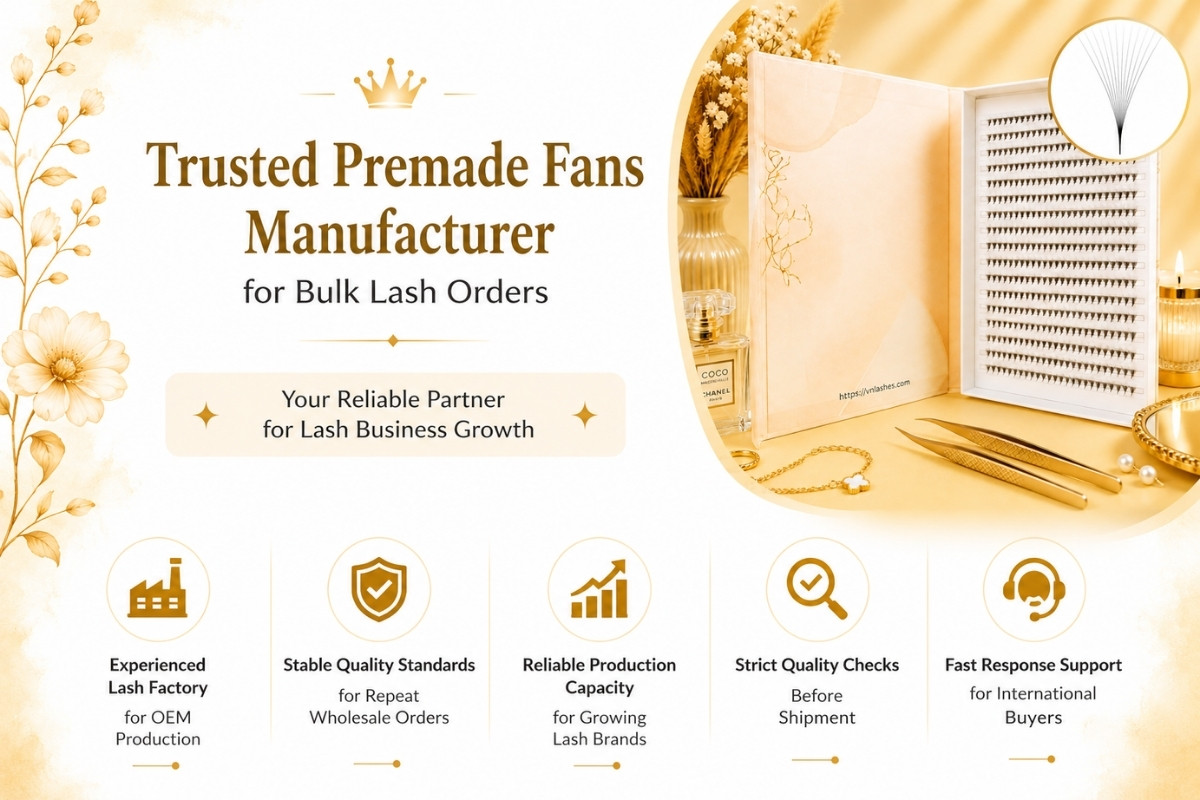 Trusted Premade Fans Manufacturer for Bulk Lash Orders