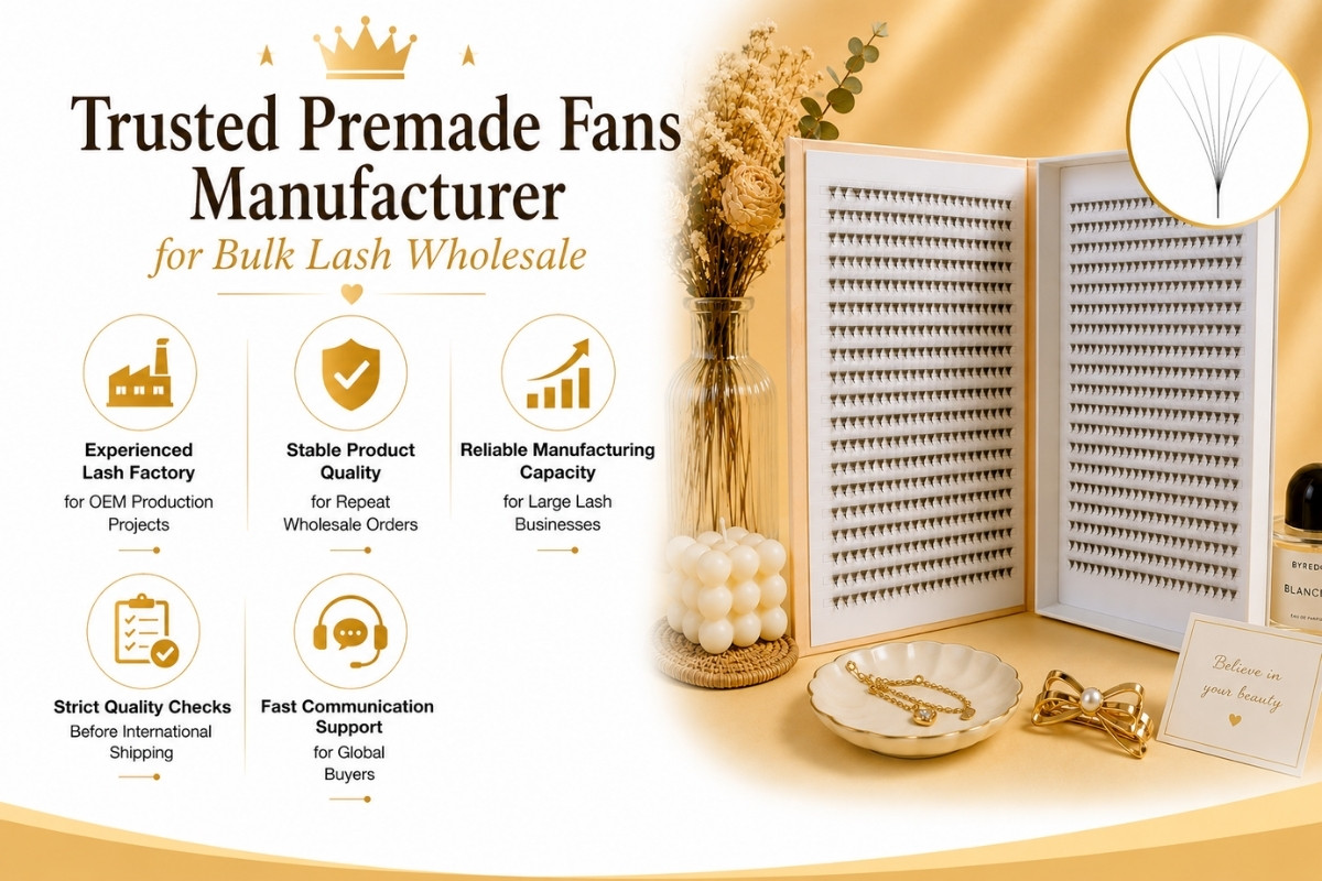 Trusted Premade Fans Manufacturer for Bulk Lash Wholesale