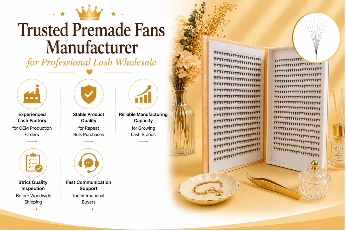 Trusted Premade Fans Manufacturer for Professional Lash Wholesale