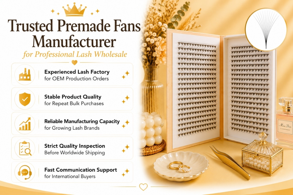 Trusted Premade Fans Manufacturer for Professional Lash Wholesale