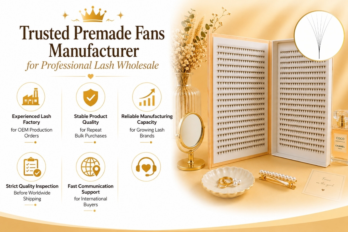Trusted Premade Fans Manufacturer for Professional Lash Wholesale
