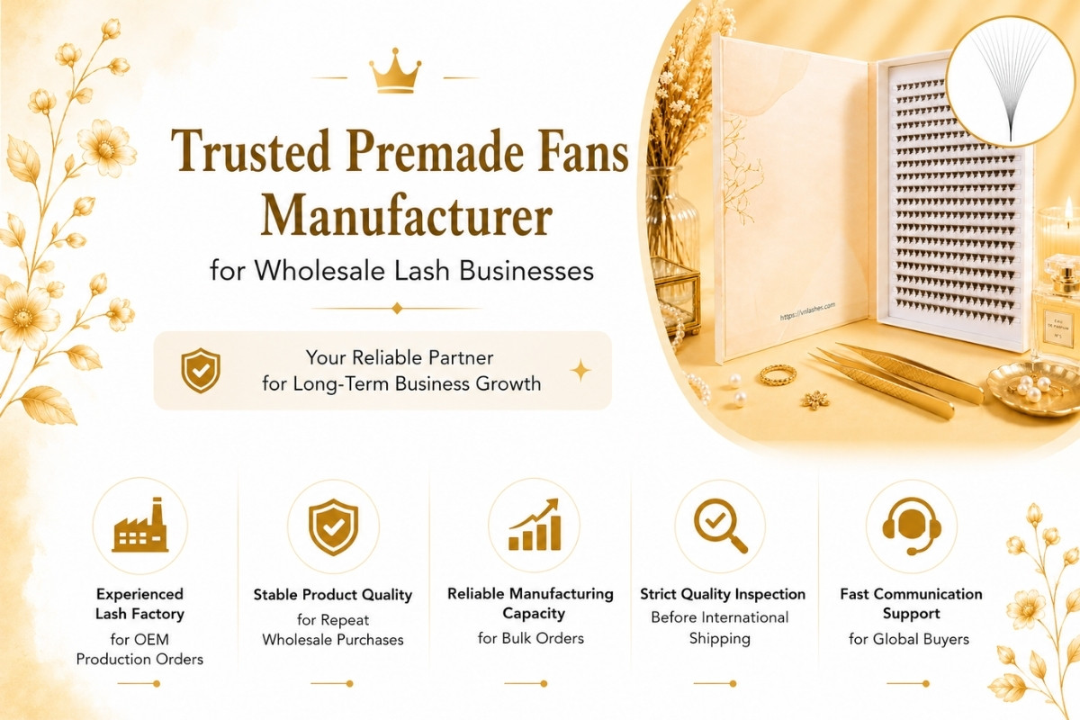 Trusted Premade Fans Manufacturer for Wholesale Lash Businesses