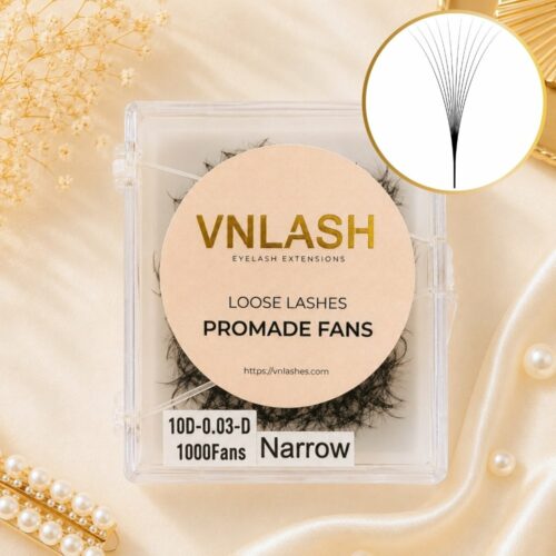 10D Narrow Loose Premade Fans OEM Lash Supplier