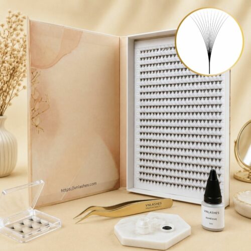 14D Narrow Premade Fans Tray | Dense Mega Volume Fans