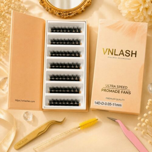 14D Ultra-Speed Premade Fans Lightweight Mega Volume | Private Label Lash Factory