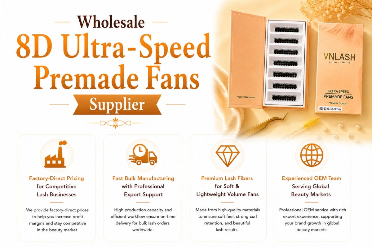Wholesale 8D Ultra-Speed Premade Fans Supplier