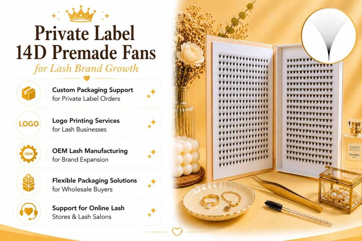 Private Label 14D Premade Fans for Lash Brand Growth