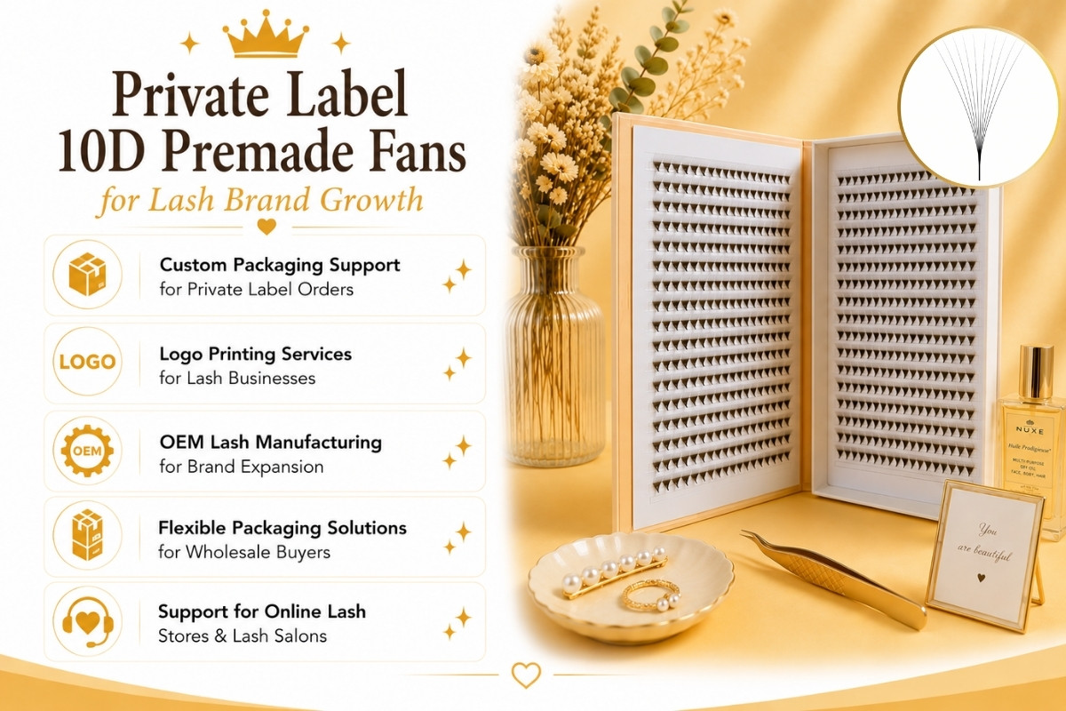Private Label 10D Premade Fans for Lash Brand Growth
