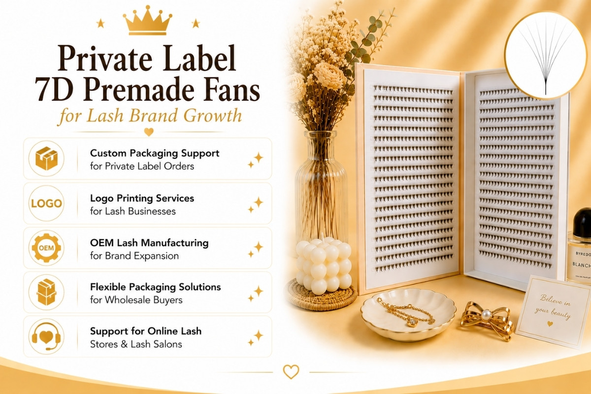 Private Label 7D Premade Fans for Lash Brand Growth