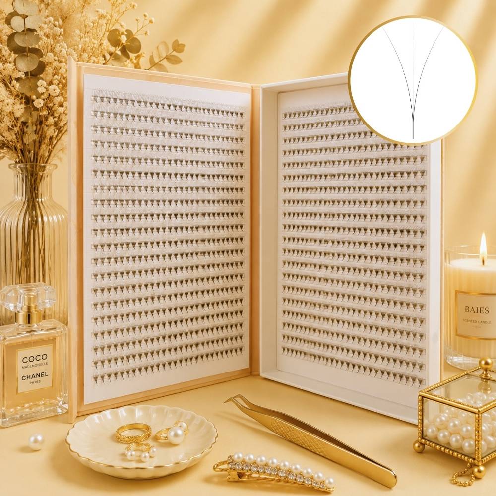 3D-Premade-Fans-40-Line-Tray-1200 Fans-VNLASHES1 3D Premade Fans 40-Line Tray – 1200 Fans | Wholesale Lash Supplier