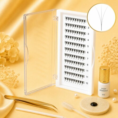 3D Premade Fans Tray 120-Fans Eyelash Manufacturer |VNLASHES