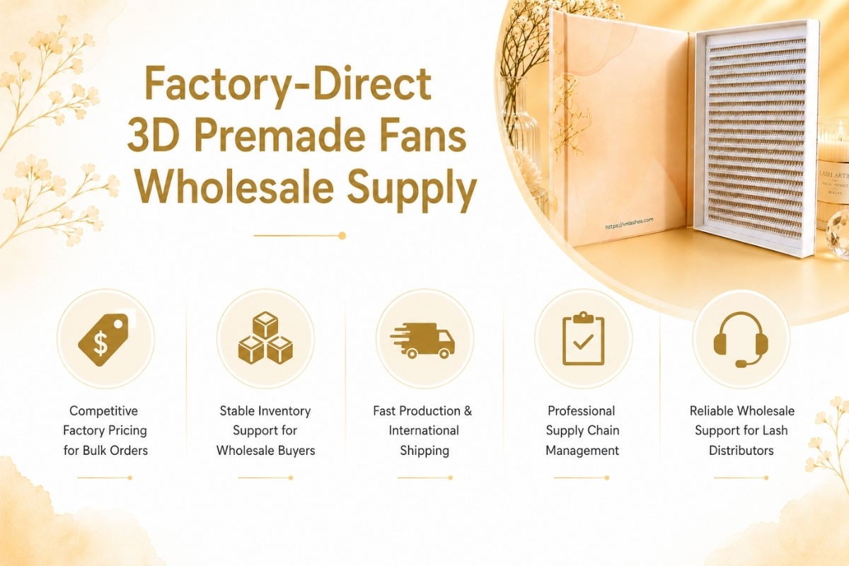 Factory-Direct 3D Premade Fans Tray – 120 Fans for Competitive Wholesale Supply