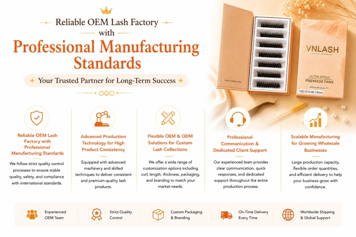 Reliable OEM Lash Factory with Professional Manufacturing Standards