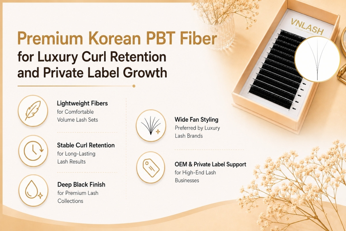  Fibra PBT coreana premium para una retención de rizo de lujo y crecimiento de marcas propias